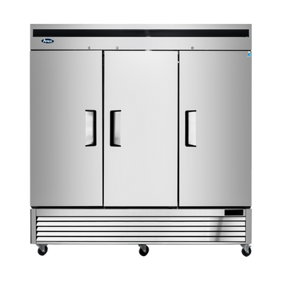 Atosa MBF8508GR 67.99 Cu. Ft. Stainless Steel Solid Door Reach-In Refrigerator - 115 Volts