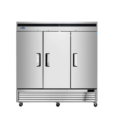 Atosa MBF8508GR 67.99 Cu. Ft. Stainless Steel Solid Door Reach-In Refrigerator - 115 Volts