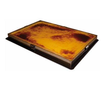 Matfer Bourgeat 371421 Rectangle Silver Stainless Steel Pan Extender Frame