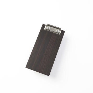 American Metalcraft CB8 4" W Wood Clipboard Menu Holder