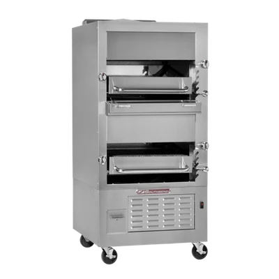 Southbend 270 34" W Stainless Steel 2 Decks Liquid Propane Broiler - 208,000 BTU