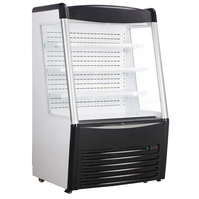 Admiral Craft BDVACM-320 36.2" W Black Diamond Vertical Air Curtain Merchandiser - 1300 Watts