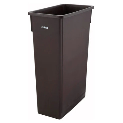 Winco PTC-23B Slender Trash Can