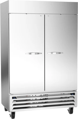 Beverage Air HBRF49HC-1-A 52" W Two-Section Solid Door Reach-In Horizon Series Refrigerator/Freezer