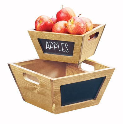 Cal-Mil 3593-10-99
 Wood
 Square
 Madera Bowl