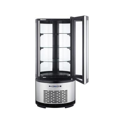 Admiral Craft BDRCK-100/CT 19" W Countertop Black Diamond Refrigerated Cake Display Case - 120 Volts