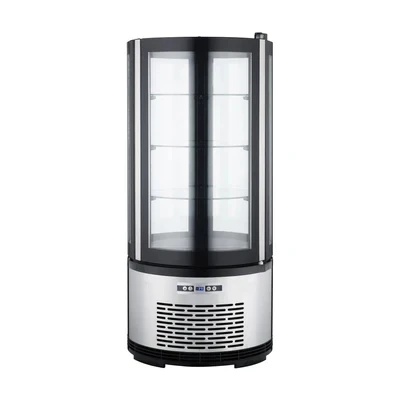 Admiral Craft BDRCK-100/CT 19" W Countertop Black Diamond Refrigerated Cake Display Case - 120 Volts