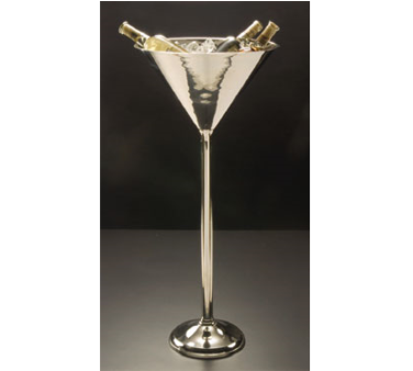 American Metalcraft WBSM42 14.75" Dia. x 31.5" H Martini Stainless Steel Wine Stand