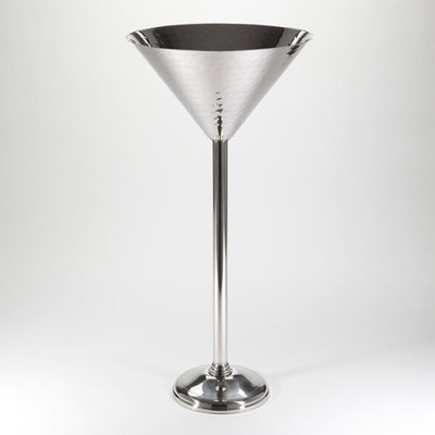 American Metalcraft WBSM42 14.75" Dia. x 31.5" H Martini Stainless Steel Wine Stand