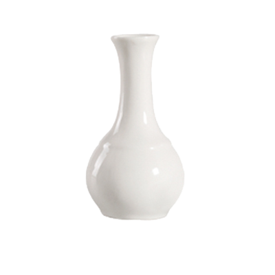 CAC China 101-BV Bone White Porcelain Lincoln Bud Vase (3 Dozen Per Case)