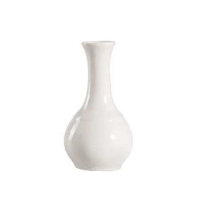 CAC China 101-BV Bone White Porcelain Lincoln Bud Vase (3 Dozen Per Case)