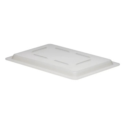 Cambro 1218CP148 Flat Natural White Polyethyleme Food Storage Cover
