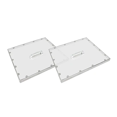 Turbo Air PC-60J Clear Pan Cover 27-3/8 x 22-1/2" x 1-1/4" for JBT-60