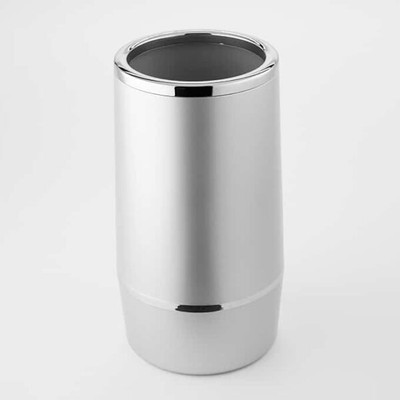 American Metalcraft WCFS462 5" Dia. x 9" H Silver Acrylic Wine Cooler