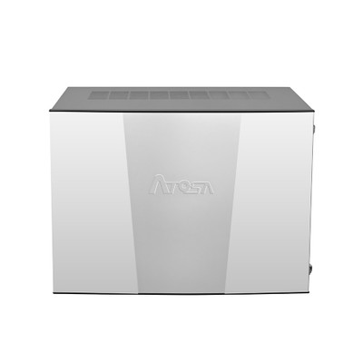 Atosa YRM0450A-161 30.75" W Stainless Steel Air-Cooled Half Size and Half Dice Cubes Ice Machine - 115 Volts