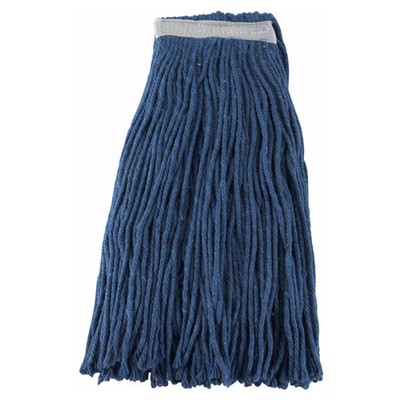 Winco MOP-24C 24 oz. Blue Wet Mop Head