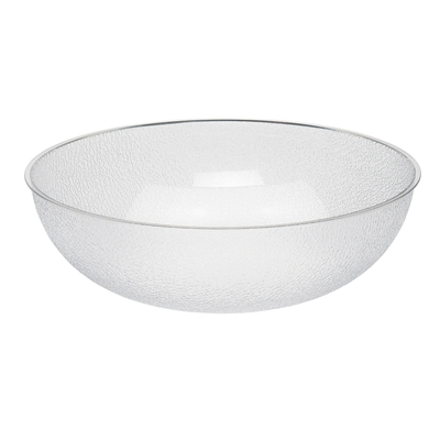 Cambro PSB18176 18" 20.2 qt PolyCarbonate Clear Round Camwear Serving Bowl