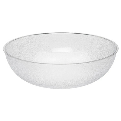 Cambro PSB18176 18" 20.2 qt PolyCarbonate Clear Round Camwear Serving Bowl