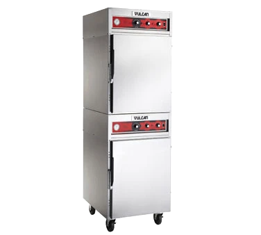 Vulcan VRH88 Double Deck Stainless Steel Mobile Cook and Hold Cabinet - 208 Volts