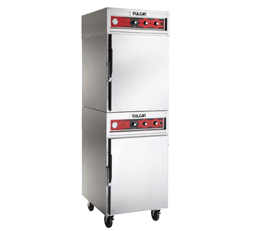 Vulcan VRH88 Double Deck Stainless Steel Mobile Cook and Hold Cabinet - 208 Volts