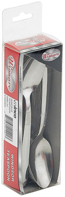 Winco 0082-01 5-7/8" 18/0 Stainless Steel Teaspoon (24 Pieces Per Pack)