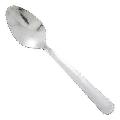 Winco 0082-01 5-7/8" 18/0 Stainless Steel Teaspoon (24 Pieces Per Pack)