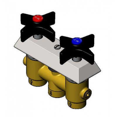 T&amp;S Brass B-2265 3&quot; Deck Mount Mixing Faucet concealed