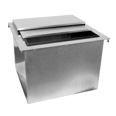 Glastender DI-IB18 20" Drop-In Ice Bin - 50 lb.