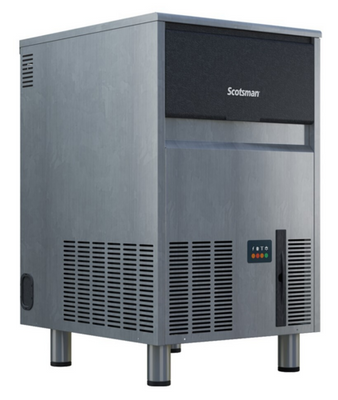 Scotsmam UC0918GAX-1 18.31" W Stainless Steel Gourmet Cube Style Undercounter Ice Maker with Bin - 115 Volts