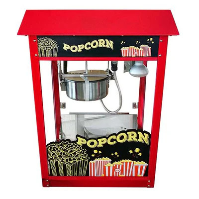 Adcraft PCM-8L 8 Oz. Red Counter Model Popcorn Machine - 120 Volts