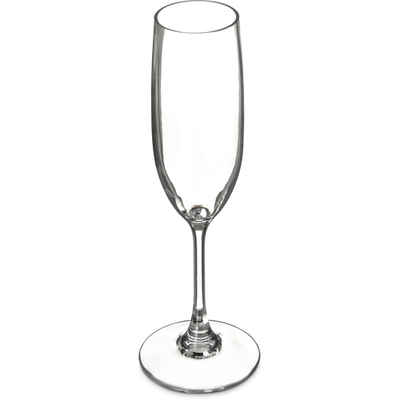 Carlisle 564407 6 Oz. Polycarbonate Clear Alibi Champagne Flute