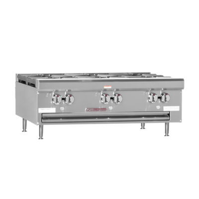 Southbend HDO-36SU-LP 36" Liquid Propane Countertop Hotplate - 198,000 BTU