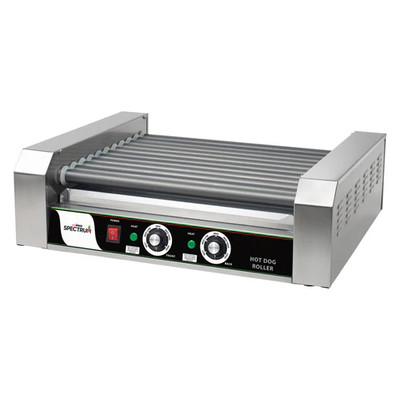 Winco EHDG-11R Spectrum Rollsright Hot Dog Grill With Roller Type -30 Hot Dogs Capacity