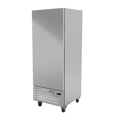 Asber ARR-17 27" W One-Section Solid Door Reach-In Refrigerator
