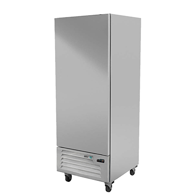 Asber ARR-17 27" W One-Section Solid Door Reach-In Refrigerator