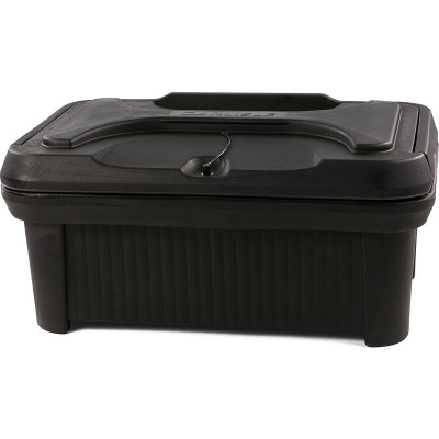 Carlisle XT160003 18 Qt. Black Cateraide Slide 'N Seal Pan Carrier
