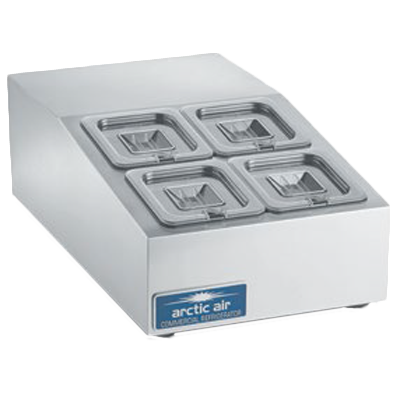 Arctic Air ACP4SQ 15&quot; W Compact Refrigerated Counter-Top Prep Unit