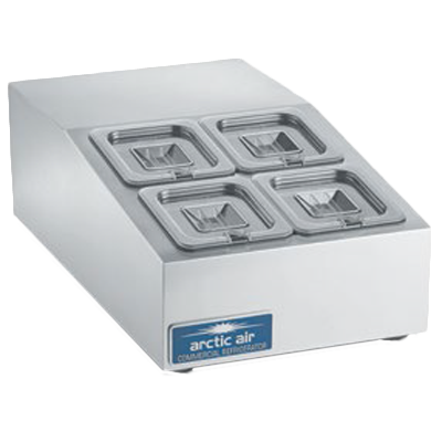 Arctic Air ACP4SQ 15" W Compact Refrigerated Counter-Top Prep Unit