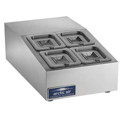 Arctic Air ACP4SQ 15" W Compact Refrigerated Counter-Top Prep Unit