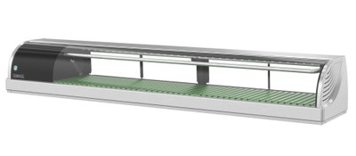 Hoshizaki HNC-180BA-L-SLH 70.9" Glass Door Refrigerated Display/Sushi Case