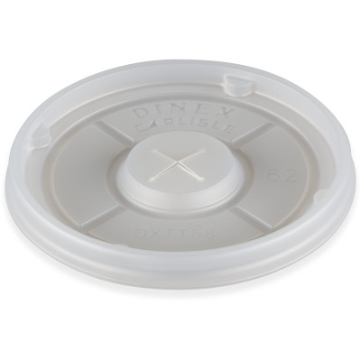 Dinex DXTT58 Translucent Tumbler Lid with Straw Slot (1000/cs)