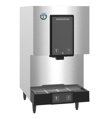 Hoshizaki DCM-271BAK 16.63" W Stainless Steel Air-Cooled Cubelet Ice Maker and Water Dispenser - 115 Volts