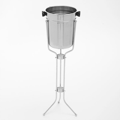 American Metalcraft CBS33 30.5" H x 8.75" Dia. x 10" H Stainless Steel Champagne Bucket