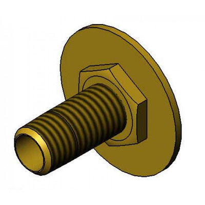 T&S Brass B-0428 Supply Nipple 3/8"