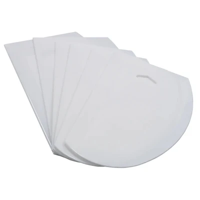 Winco PDS-7 Dough Scraper 7.5" x 4.75" Large Plastic Scraper (6 Each Per Pack)