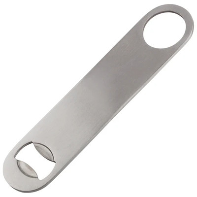 Winco CO-301 7" L Stainless Steel Bottle Opener