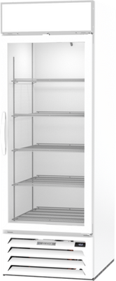 Beverage Air MMF23HC-1-W 27"W One-Section Glass Door MarketMax Freezer Merchandiser