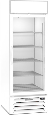 Beverage Air MMF23HC-1-W 27"W One-Section Glass Door MarketMax Freezer Merchandiser