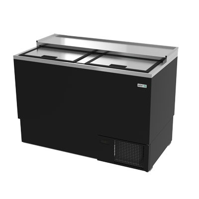 Asber AGF-50 49.63" W Black Stainless Steel Glass Froster