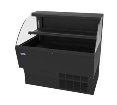 Federal Industries ELPRSS3 34.6" W Black Elements Low Profile Self-Serve Refrigerated Merchandiser - 120 Volts